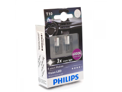 Philips LED T10 (W5W) Vision (+200%) 6000 К